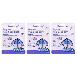 The Creme Shop x Pooh & Friends Radiant Glow, Revitalizing Youth, Soothing Skincare - Vitamin C, Niacinamide, Rose Water Sheet Masks – IT'S A GOOD DAY! Eeyore (Set of 3 PK)