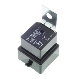 897-1AH-D1SF-R1 12VDC 4Pins 1 Form A Quick Connect 70A High Power Automotive Relay with Resistor SPNO Dust Cover with Shroud and Steel Bracke
