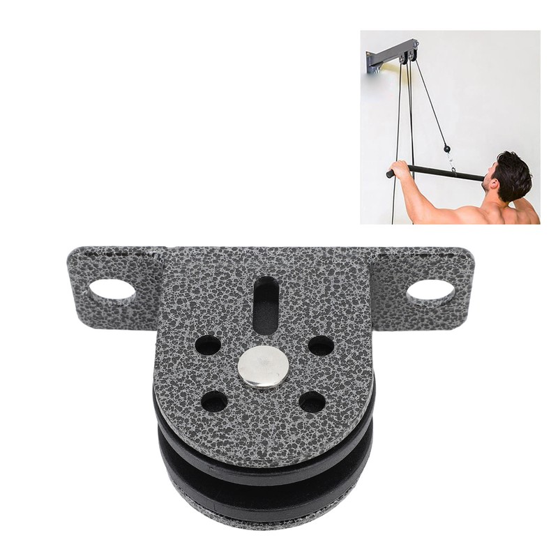 Wall Mount Pulley Wheel Iron Heavy Duty Traction Silent Fixed