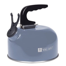 Valiant FIR659 1L Portable Camping Whistling Kettle-Blue, Aluminium, 1 Liter
