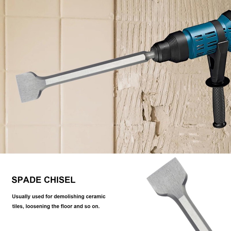 HPMAISON SDS-Plus Chisel Set, 3 PCS SDS-Plus Chisel Set Tool