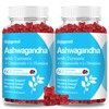 Sijigood 2 Pack Ashwagandha Gummies with L-theanine, Ashwa Root Supplement