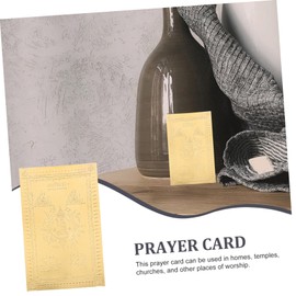 Operitacx Creative Inspirational Prayer Card for Men and Women Delicate Religious Card Scriptures for Homes Temples and Churches Unique Design for Spiritual Reflection