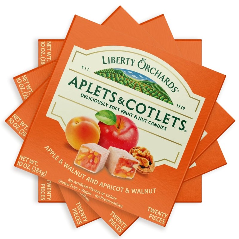 Liberty Orchards Aplets & Cotlets - 4 Pack