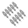 10pcs Shading Cartridge Needle Professional Stainless Steel Disposable Flat Blade