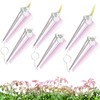 Elaruslux 6 Pack 4FT Plant Grow Light,T8 Pinkish White Full