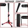 Portable Baseball & Softball Batting Tee for Kids and Youth