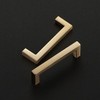 Ravinte Cabinet Handles Solid Slim Champagne Bronze 10 Pack 3