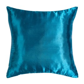 Poise3EHome 18x18inches Teal Throw Pillow Covers Sequin Decorative Pillow Cases for Couch, Bed, Living Room, Christmas (Teal, 2PCS)