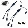 Jstincal 1-to-2 ARGB Splitter Cable, 5V 3-Pin to JST SM