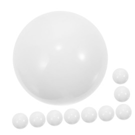 ORFOFE 10pcs White Roulette Wheel Beads Replacement for Party Game Easy to Track Dynamic Movement Compatible Roulette Wheels for Bars and Gatherings