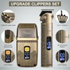 Hatteker Professional Hair Clipper Electric Razor Foil Shavers for Men
