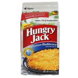 Hungry Jack Original Hashbrown Potatoes (Pack of 6) 4.2 oz Boxes by Hungry Jack