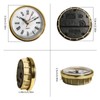 Shuade 65mm Clock Insert with Roman Numeral Quartzs Movement Gold