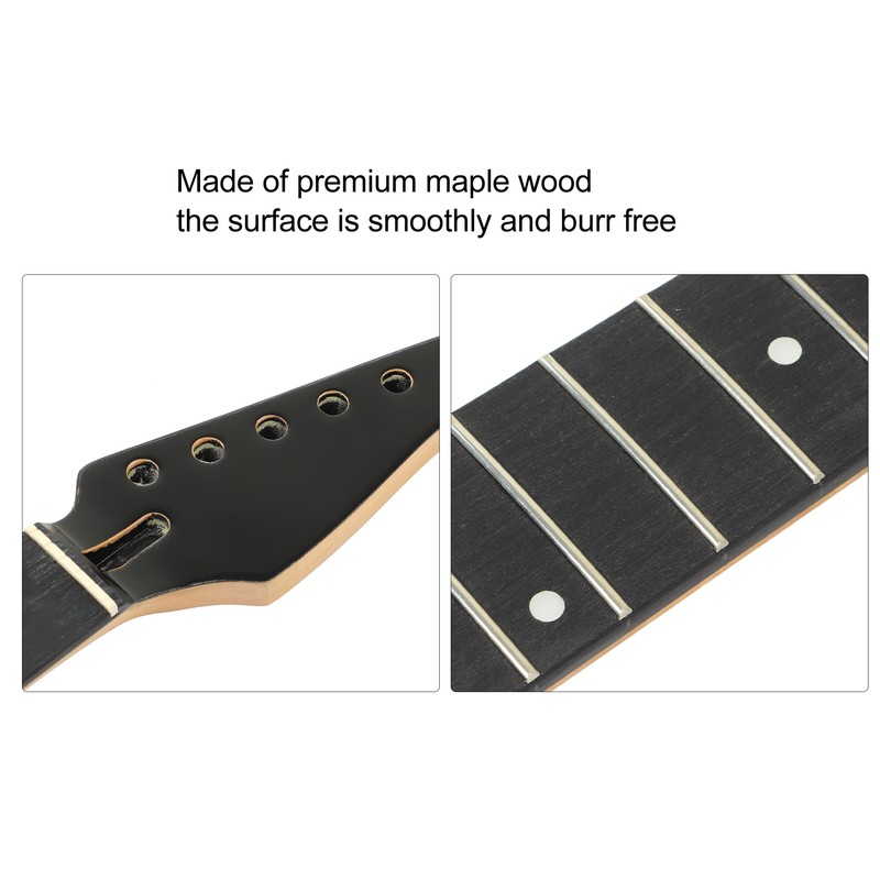 Electric Guitar Neck 22 Fret 10mm Tuner Hole Standard Professional