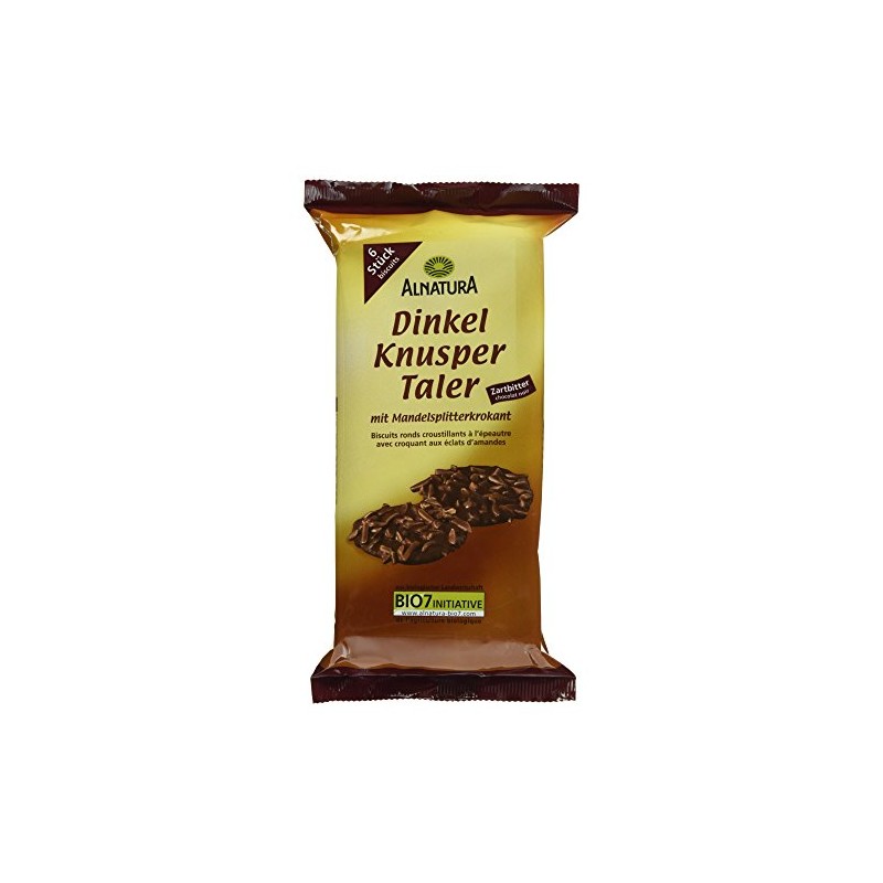 Alnatura Organic Spelt Crispperthal Dark Bitter, Pack of 6 (6