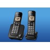 Panasonic KXTGC-352MEB Teléfono Inalámbrico de Línea Fija Color Negro