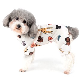 ZUNEA Dog Clothing, Romper, For Small Dogs, Pajamas, Spring, Summer, Stylish, Cute, Loungewear, Sleepwear, Soft, Cotton, Pets, Dog Wear, Clothes, Cute, Dogs & Cats, Animal Pattern, T-shirt, Puppies,