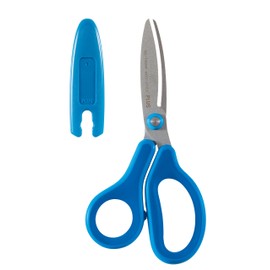 PLUS Japan Fitcut Curve Kids Scissors, Right-Handed, Blue