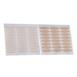 DECHOUS 48 Pairs Invisible Lace Double Eyelid Tape Stickers Wide Assorted Eye Lid Stickers for Natural Makeup Breathable Medical for Gradual Double Eyelid Formation