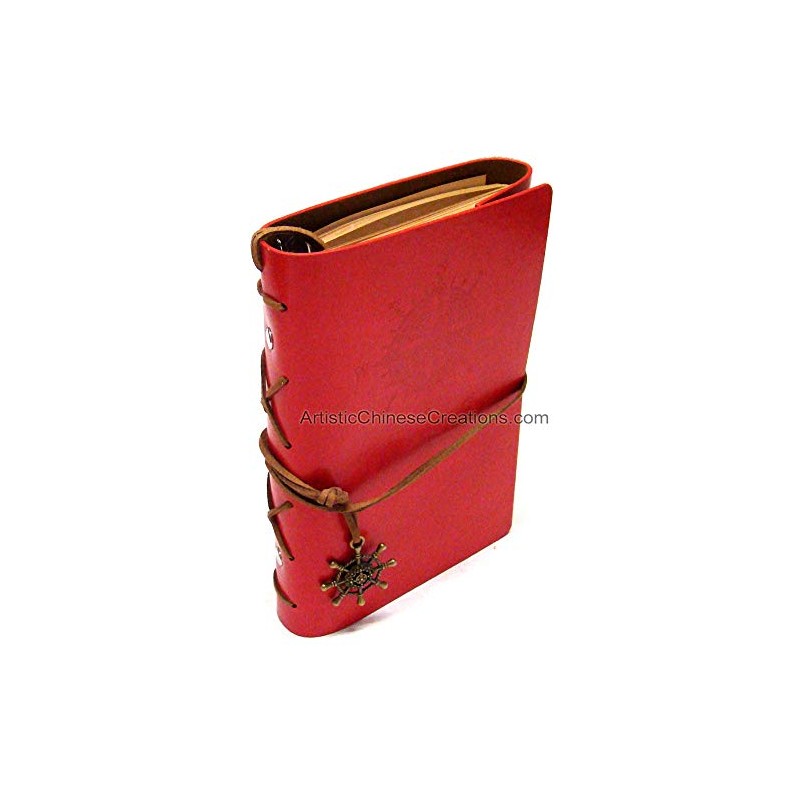 Chinese Stationary Chinese Journal - Compass - Red (Unlined)
