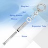 PATIKIL M8x70mm Concrete Eye Bolt, 2 Pcs 304 Stainless Steel
