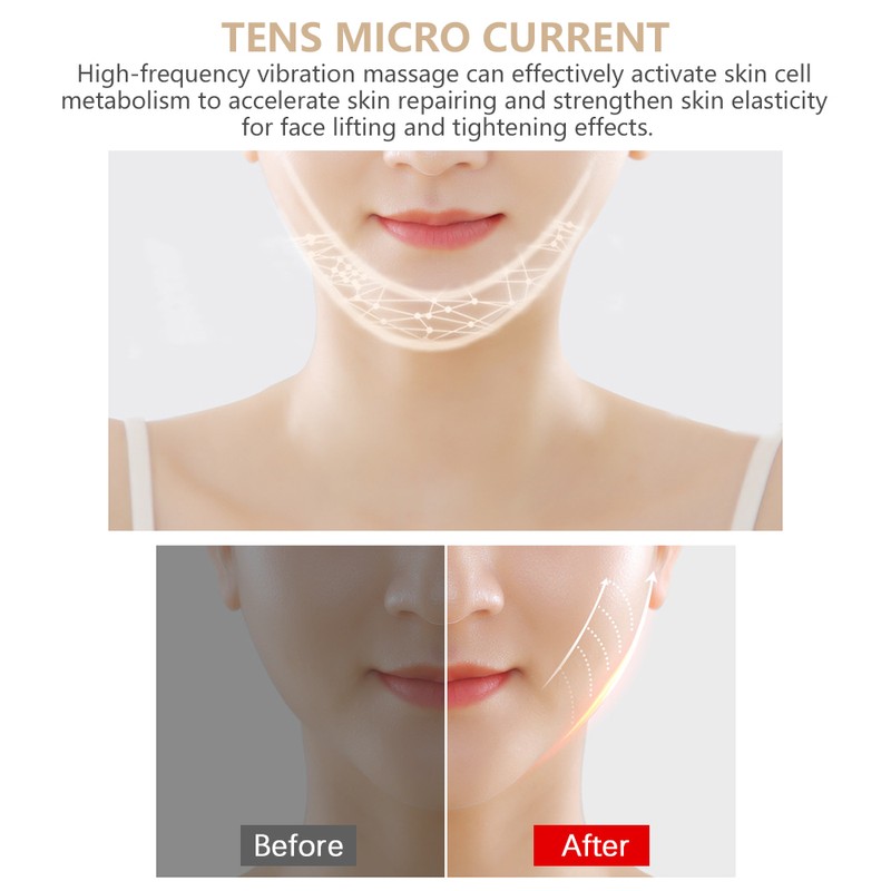Electric V-Face Shaping Massager Facial Slimming LEDs Intelligent Face-Lifting Instrument