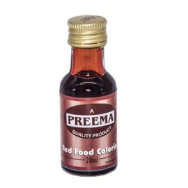 Preema Red Liquid Food Colouring 28ml