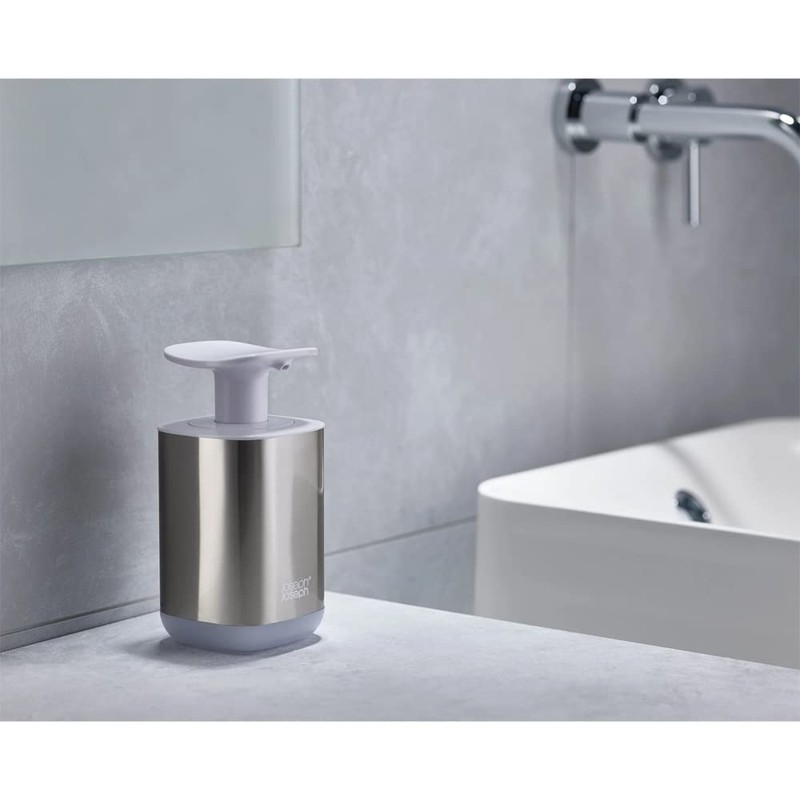 Joseph Joseph Presto Hygienic Bathroom Soap pump dispenser, refillable –