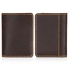 Polare Handmade Full Grain Leather Passport Wallet Slim and Soft