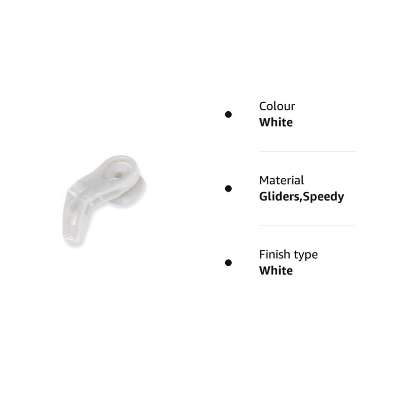 100 Fineline curtain track Gliders by Speedy