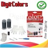 Digit Colors Black ink cartridge Refill bottle tool box kit