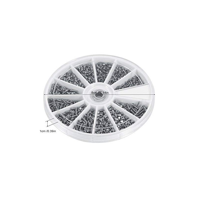 600Pcs Pequeños Tornillos Tuerca Surtido Herramienta Kit De Acero Inoxidable