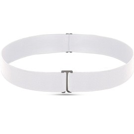 HSHKJ Womens Mens Elastic Stretch Waist Belt With Flat Buckle,No Show Women Men Belt,Adjustable Elastic Belts