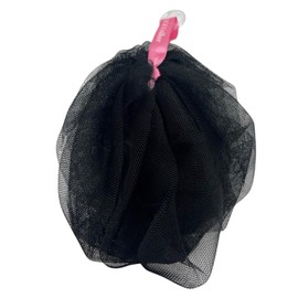 Nanosilkee x SOAPERS Collection Facial Cleansing Foaming Net, Sold 160,000 Pieces, Custom Made Pretz Ball Type, Facial Wash, Hand Wash, Skin Care, Made in Japan, Black