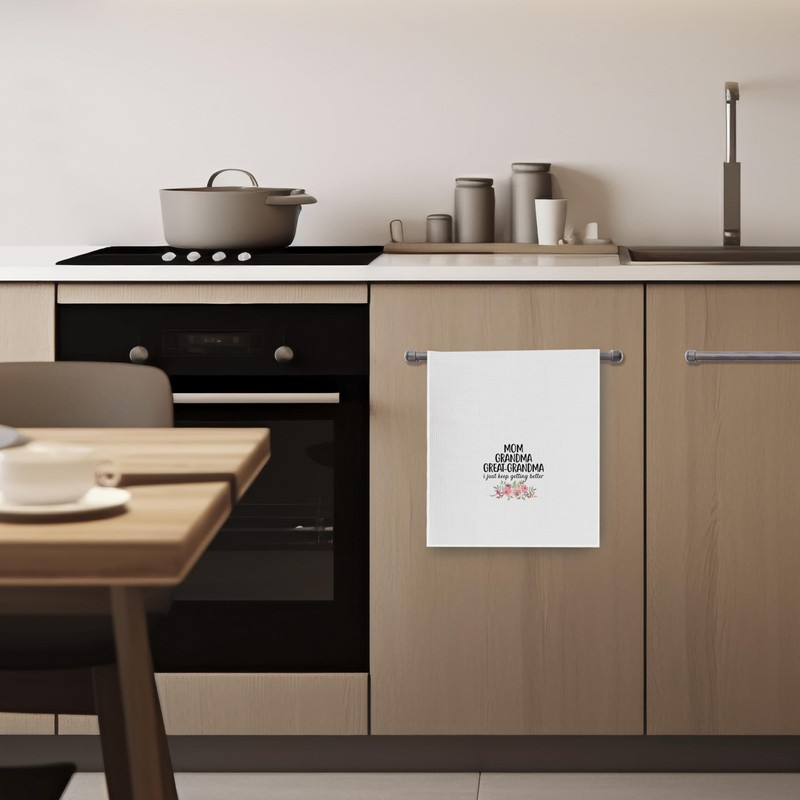 Geqtt Great Grandma Dish Towels - Great Grandma Gifts Waffle