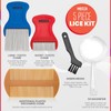Premium Lice Kit - Nit Removal Fine Tooth Comb and