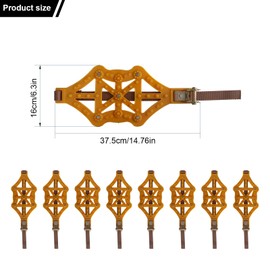 WWFGYX Car Snow Chains Adjustable Tyre Emergency Chains Tire Snow Chains for Trucks/Car/Suvs for 165-275mm Tires,8 pcs