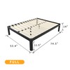 MAF 14 Inch Full Size Platform Bed Frames with Wooden