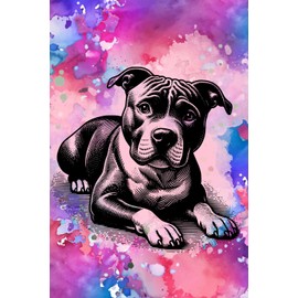 Pitbull Journal for Dog Lovers Diary/Notebook - Dog Pictures Inside! 6x9 120 Lined Pages
