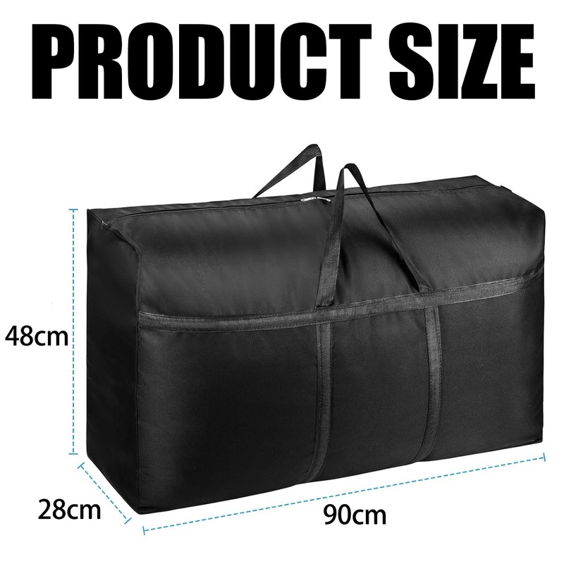 GIEEU 2 Pack 125L Extra Large Storage Bags, Heavy Duty