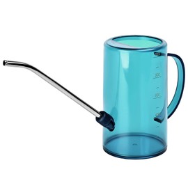 VKPLITE Plastic Watering Can - with Long Spout - 1/4 Gallon - 34 Oz - Sky Blue