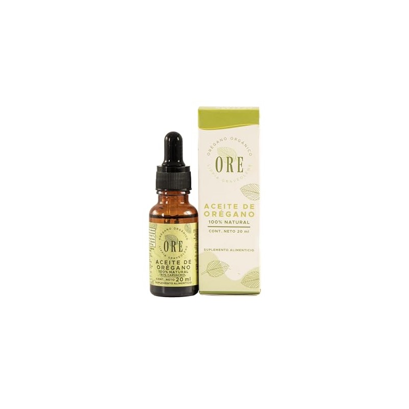 ORE Aceite de Orégano Natural, 20 ml, Pack de 3