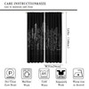 Yearn Jear New York Curtains Black White Modern Night City