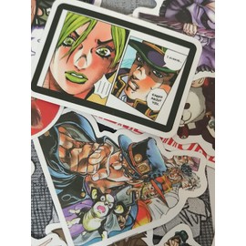 Anime 50 Stickers Calcomanías de Anime Variado Contra Agua: jujutsu kaisen, attack on titan, naruto, one piece, chainsaw man, etc…