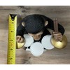 Funny Monkey Decorative Figurine, Drum Playing Monkey Statue 8 Inch