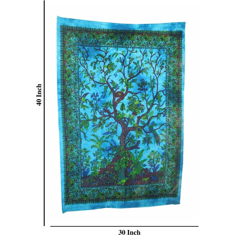 AVA Collections Cotton Tapestry Wall Hanging Mandala Decorative Cotton Boho