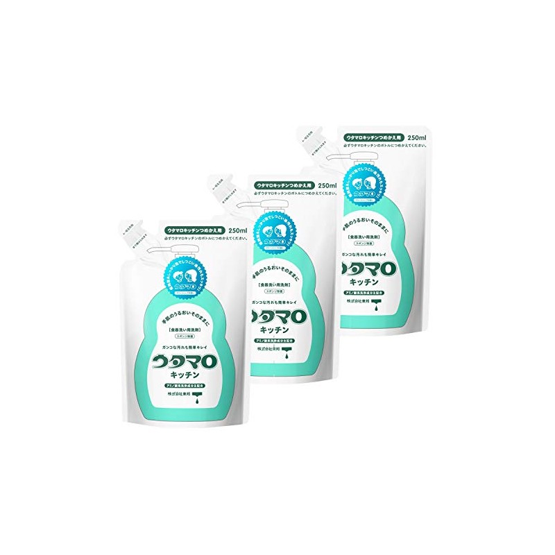 【まとめ買い】 Utamaro Kitchen Refill 1.06 cup (250 ml) x 3-Pack
