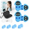 Kids Ear Plugs for 5-12 Yr, 4 Sizes XS-L, Small