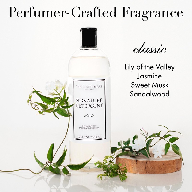 The Laundress Luxury Laundry Detergent, Gallon Pump, 126 Loads, Scented